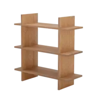 Bloomingville - Bloomingville – Gitt Bücherregal, Natur - L70xH70xW25 cm