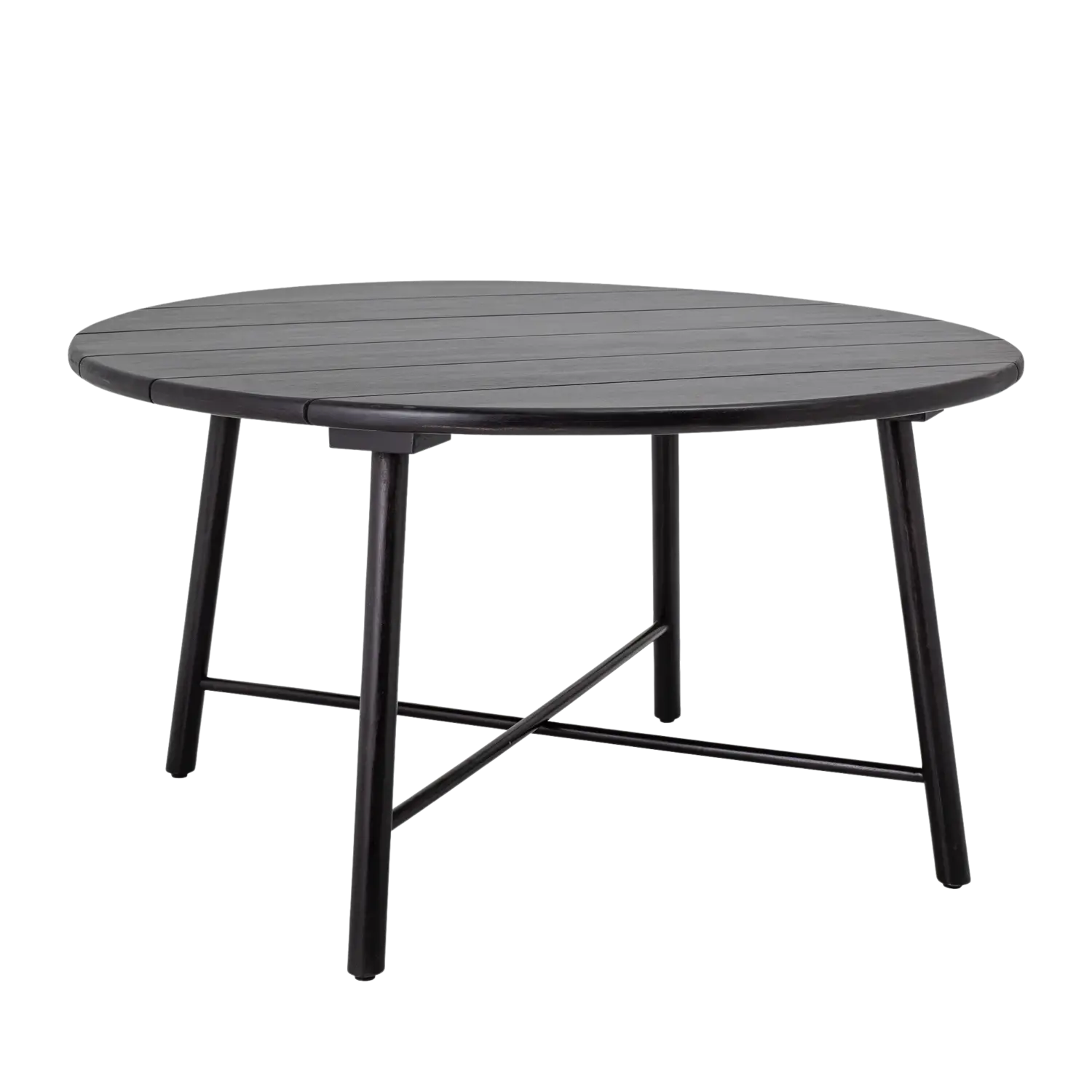 Bloomingville - Bloomingville – Lope Esstisch, Schwarz aus Akazienholz - D140xH75 cm