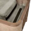Bloomingville - Bloomingville – Felucca Lounge-Sessel, Grün aus Teakholz - L81,5xH58,5xW71 cm