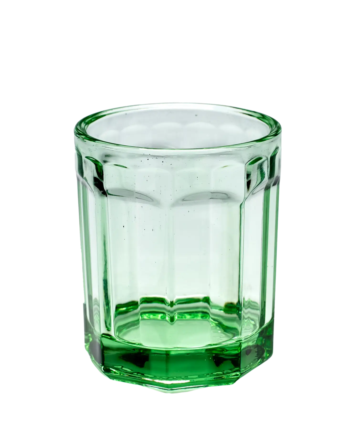 SERAX - SERAX – Trinkglas Medium Grün Fish&Fish, 22cl - D7,5 x H9 cm