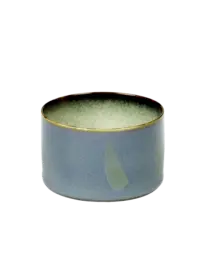 ANITA LE GRELLE - SERAX - ANITA LE GRELLE –  Becher Zylinder Niedrig, Smokey Blue/Misty Grey - D7,5 x H7,5 CM