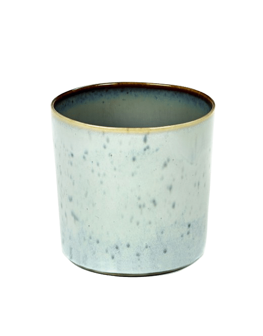 ANITA LE GRELLE - SERAX - ANITA LE GRELLE –  Becher Zylinder Hoch, Light Blue/Smokey Blue - D7,5 x H7,5 CM