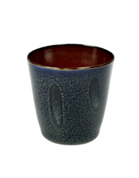 ANITA LE GRELLE - SERAX - ANITA LE GRELLE –  Becher Small, Dark Blue/Rust - D7 x H7,5 CM