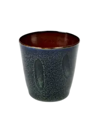 ANITA LE GRELLE - SERAX - ANITA LE GRELLE –  Becher Small, Dark Blue/Rust - D7 x H7,5 CM