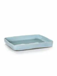 ANITA LE GRELLE - SERAX - ANITA LE GRELLE – Teller Quadratisch, Light Blue - L18 x B18 x H2,4 CM
