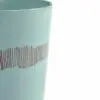 SERAX-OTTOLENGHI - OTTOLENGHI – FEAST Tea Cups 33 cl – Azure + Swirl Stripes Red - 4er Set ø 8 x H10 CM