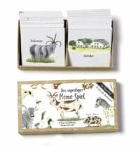 BRIGITTE BALDRIAN - Memo-Spiel “Am Bauernhof” - 24 handgemalte Kartenpaare
