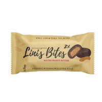 LINI'S BITES - Vegane BIO Pralinis – Salted Peanut Butter Pralinis - mit leicht salziger Erdnusscreme