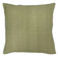 BUNGALOW - Kissenhülle – Linen Celery - 100% Leinen
