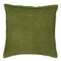 BUNGALOW - Kissenhülle – Linen Olive - 100% Leinen