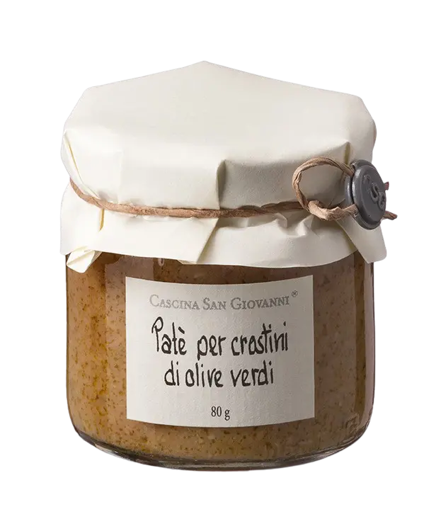 Cascina San Giovanni - Cascina San Giovanni – Patè per crostini di olive verde - Aufstrich mit grünen Oliven