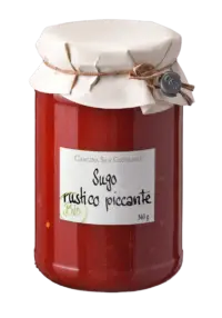 Cascina San Giovanni - Cascina San Giovanni – BIO Sugo rustico piccante - Tomatensauce Rustico Pikant