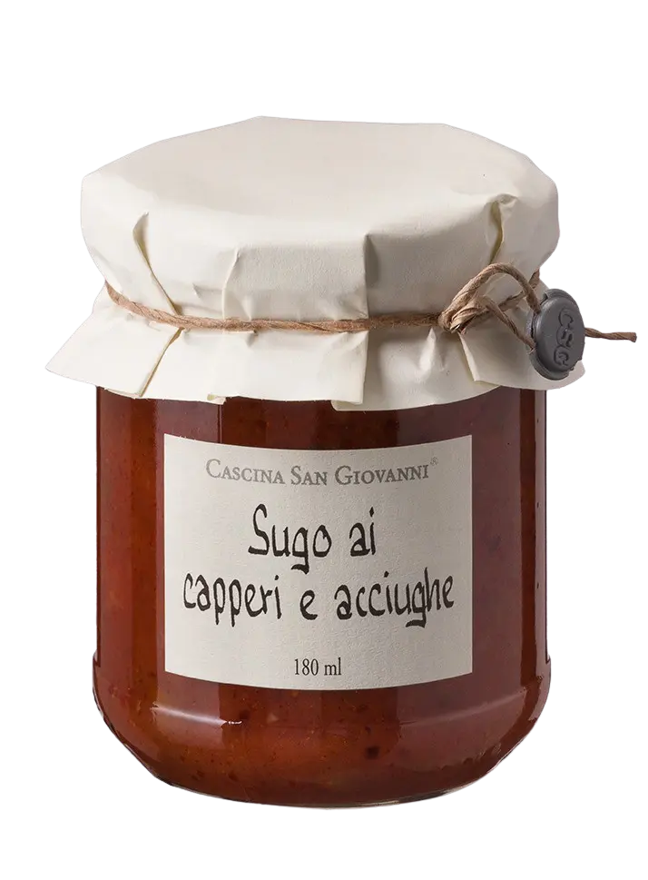 Cascina San Giovanni - Cascina San Giovanni – Sugo ai capperi e acciughe - Tomatensauce mit Kapern und Sardellen