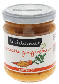 LA DÉLICIEUSE - VEGANER Brotaufstrich mit Karotten & Ingwer - Vegane Tartinade