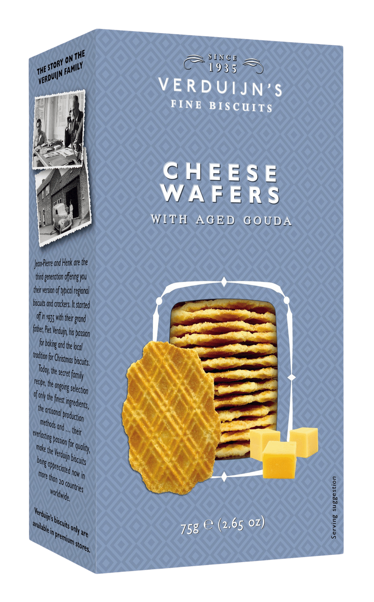 VERDUIJN'S - Cheese Wafers - Holländische Käse Waffeln