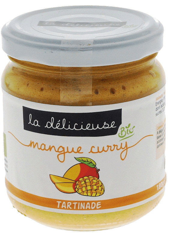 LA DÉLICIEUSE - VEGANER Brotaufstrich mit Mango & Curry - Vegane Tartinade