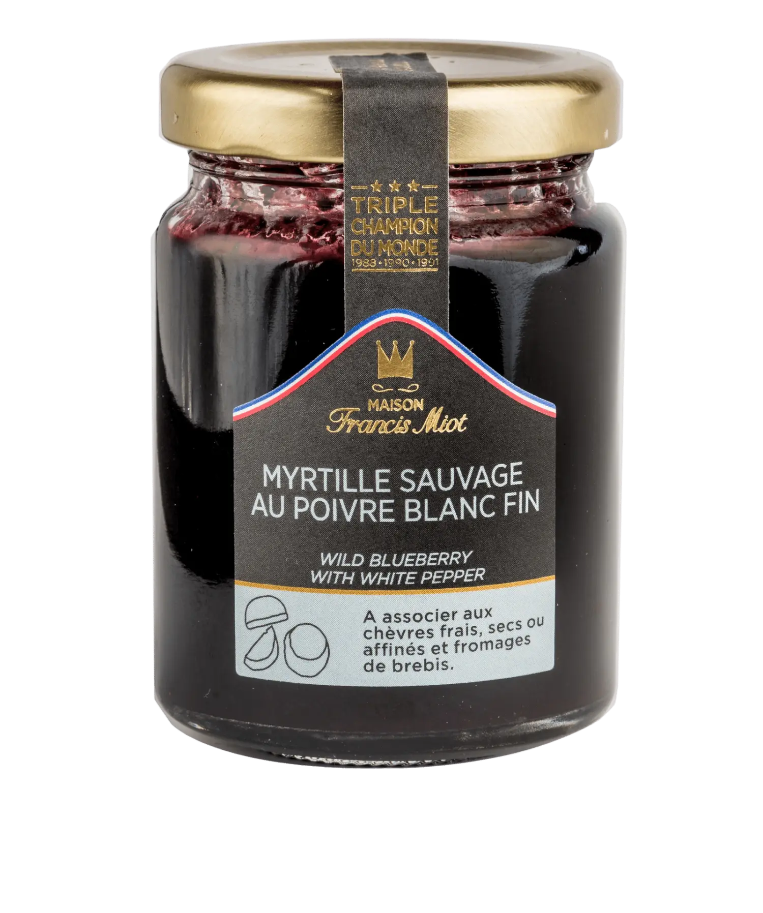 MAISON FRANCIS MIOT - Wilde Heidelbeeren & weißer Pfeffer - Confit aus Frankreich