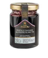 MAISON FRANCIS MIOT - Wilde Heidelbeeren & weißer Pfeffer - Confit aus Frankreich
