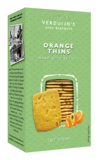 VERDUIJN'S - Butter Biscuits with Orange - Buttergebäck mit Orangenstücken