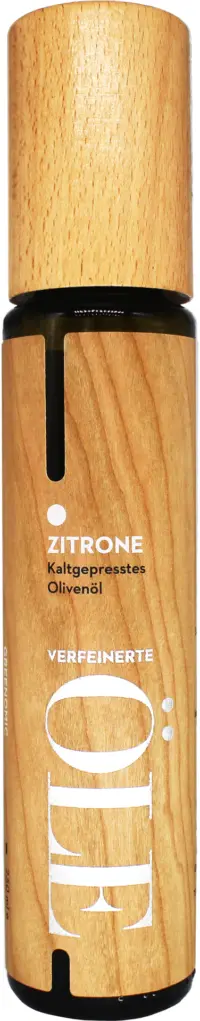 GREENOMIC - Greenomic Natives Olivenöl extra mit ZITRONE – WOOD DESIGN - kaltgepresst aus Griechenland