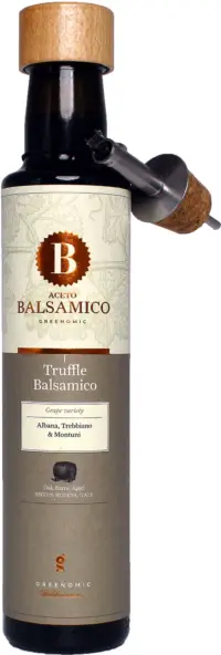 GREENOMIC - Greenomic – Aceto Balsamico mit Trüffel + Ausgießer - Balsamico-Essig in Premium-Qualität aus Italien