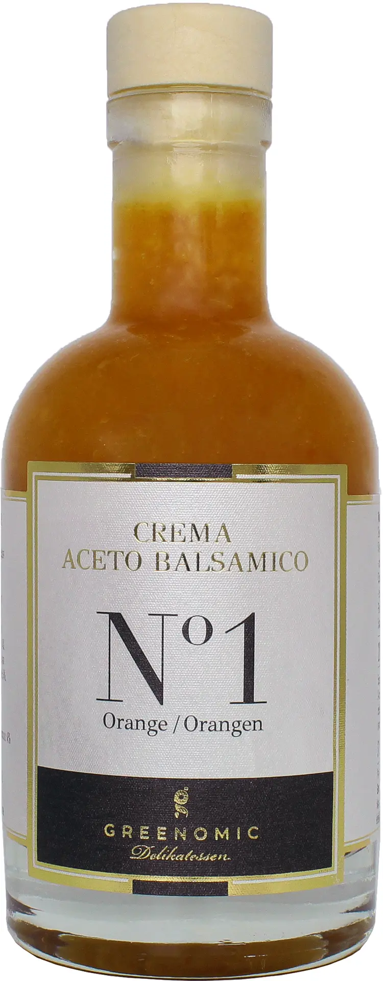 GREENOMIC - Greenomic – Crema Aceto Balsamico mit ORANGEN - Premium Balsamico Creme mit Orangen