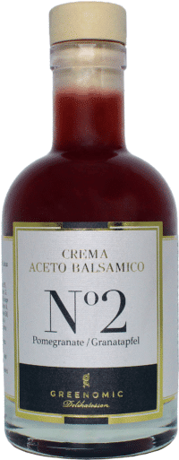 GREENOMIC - Greenomic – Crema Aceto Balsamico mit GRANATAPFEL - Premium Balsamico Creme mit Granatapfel