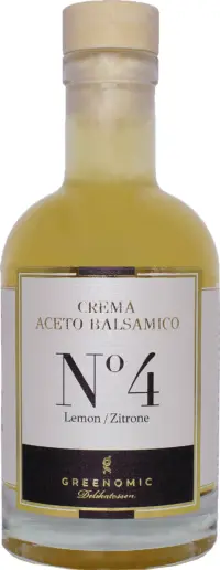 GREENOMIC - Greenomic – Crema Aceto Balsamico mit Zitrone - Premium Balsamico Creme mit Zitrone