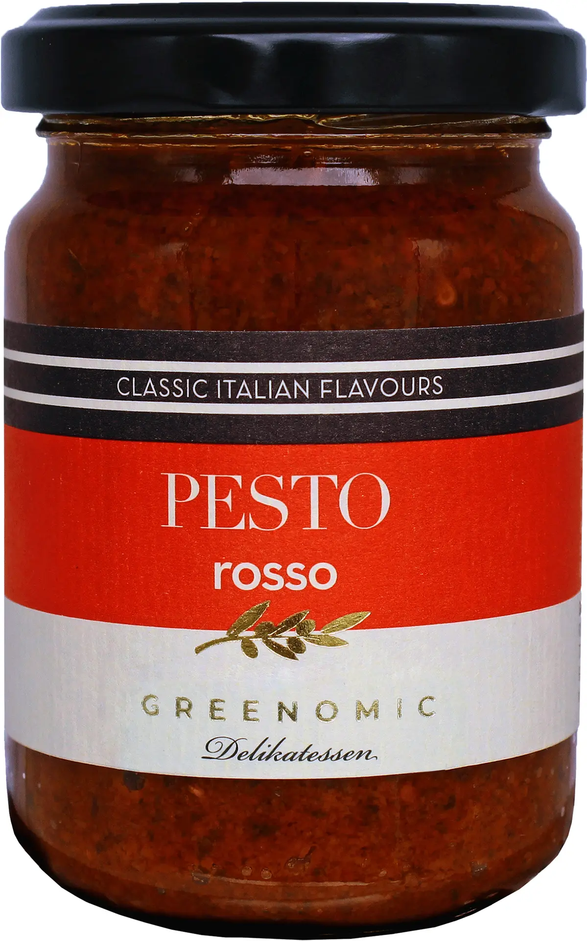 GREENOMIC - Greenomic Pesto – Rosso - Pesto mit Sonnengetrockneten Tomaten