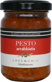 GREENOMIC - Greenomic Pesto – Arrabbiata - Scharfes Pesto