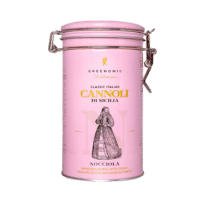 GREENOMIC - Cannoli mit zarter Nocciola-Cremefüllung – Dose - Cannoli di Sicilia 
NOCCIOLA