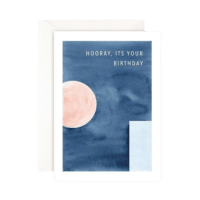 LEO LA DOUCE - Grußkarte – HOORAY – it’s your Birthday - mit Kuvert
