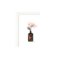 LEO LA DOUCE - Grußkarte – Coral Blossom - mit Kuvert