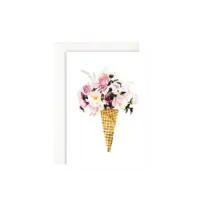 LEO LA DOUCE - Grußkarte – Flower Cone - mit Kuvert