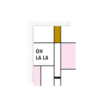 LEO LA DOUCE - Grußkarte – Oh La La - mit Kuvert