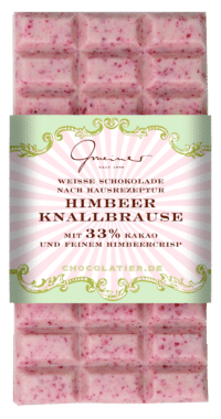 Gmeiner - Gmeiner Schokolade – Himbeer Knallbrause - mit 33% Kakao