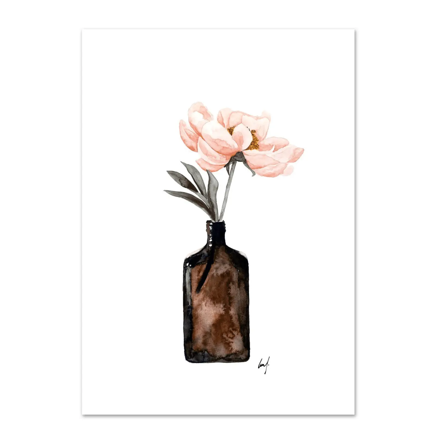 LEO LA DOUCE - Kunstdruck – Coral Blossom