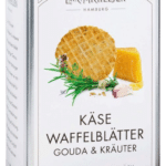 L.W.C. Michelsen - Käse Waffelblätter Gouda und Kräuter - Hauchzarte Goudawaffeln mit fein-würzigen Kräutern und einem Hauch Knoblauch