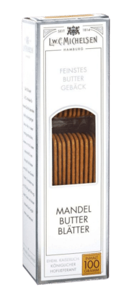L.W.C. Michelsen - Mandel-Butter-Blätter - Extra dünnes Mandelgebäck mit braunem Kandis