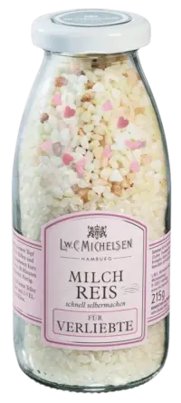 L.W.C. Michelsen - Milchreis für Verliebte - Leckerer Milchreis zum selberkochen mit kleinen Zuckerherzen