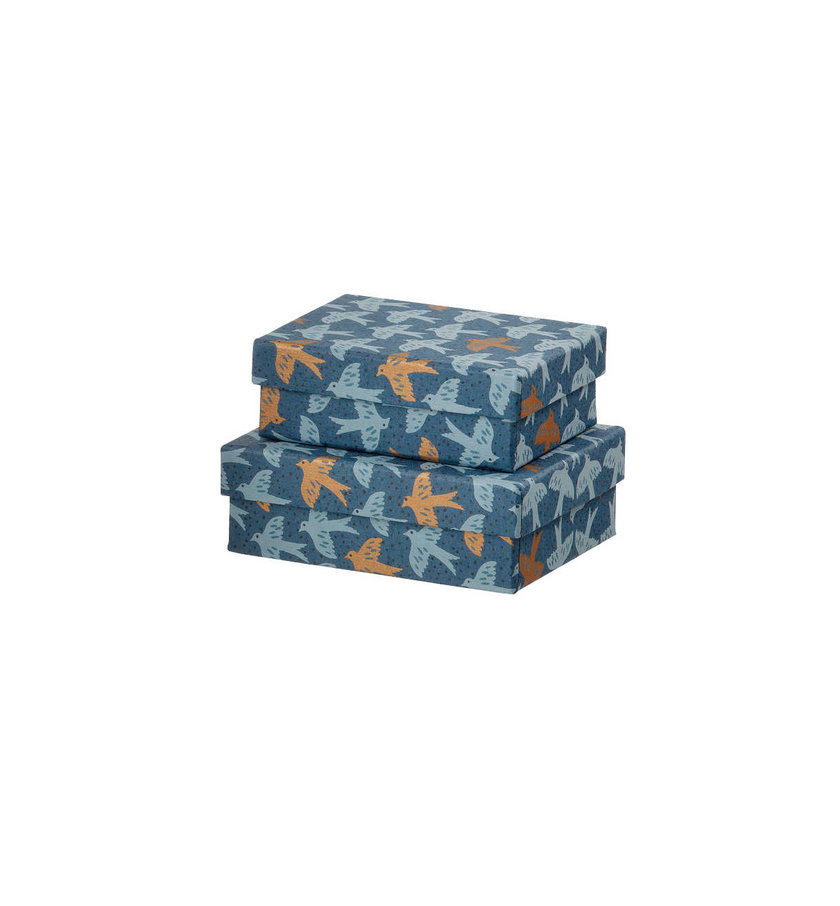 BUNGALOW - Mini Geschenkboxen Matis Midnight – Vögel - 2er Set