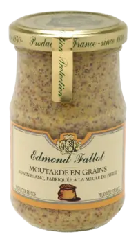 EDMOND FALLOT - FALLOT Dijon Senf – körnig 210g - Moutarde en grains