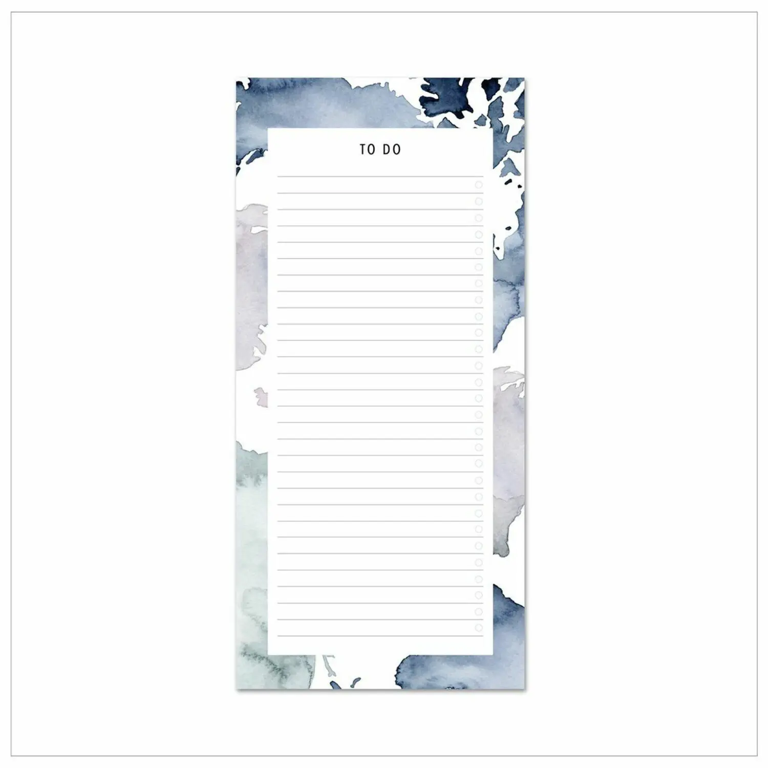 LEO LA DOUCE - Notizblock – Pastel Blobs – To Do - 50 Blatt - liniert