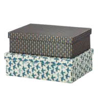 BUNGALOW - Geschenkbox Matis Midnight – L - 2er Set