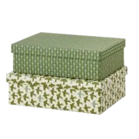 BUNGALOW - Geschenkboxen Matis Moss – L - 2er Set