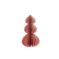 BUNGALOW - Papier Weihnachtsbaum – Rose - Small, Höhe 20 cm