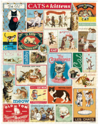- Katzen – Vintage Puzzle - 1000 Teile