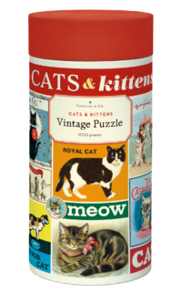 - Katzen – Vintage Puzzle - 1000 Teile