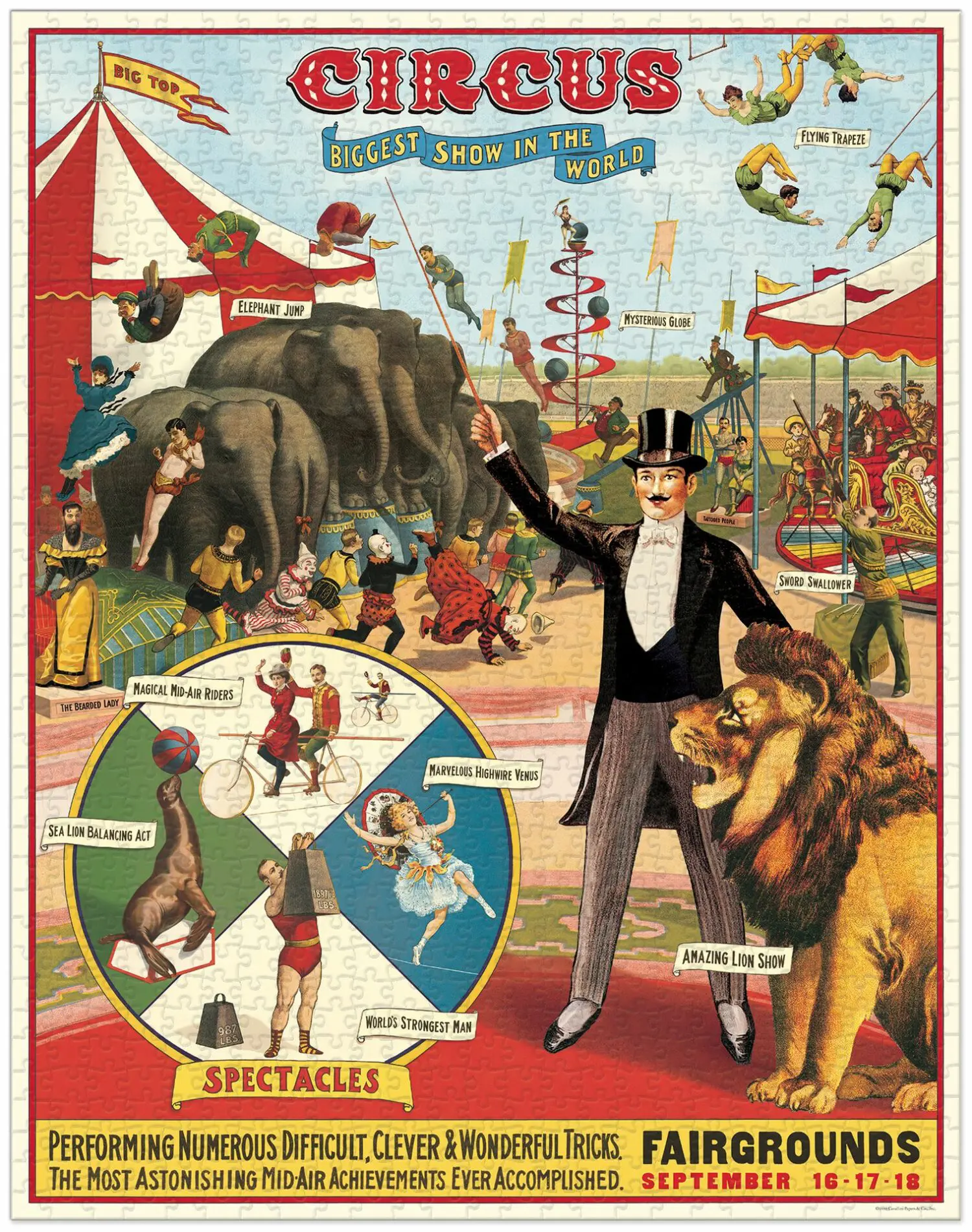 - Circus – Vintage Puzzle - 1000 Teile