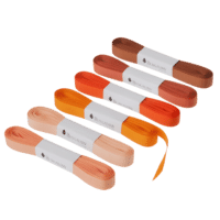 BUNGALOW - Geschenkband – Mandarin - 6er Set à 10m